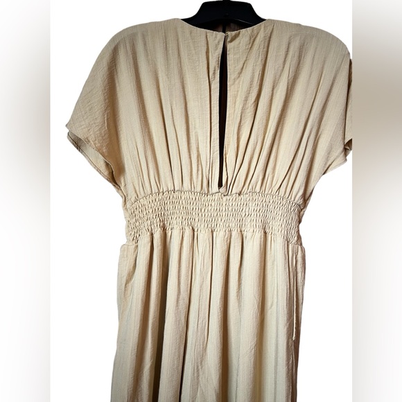 NWOT Lush Yellow Cap Sleeve Jumpsuit - Picture 7 of 15